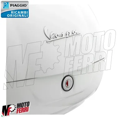 MF5616 Bauletto Bianco B04 36 Litri Originale Piaggio Vespa GTS 125 300 Super mod 2023/2024