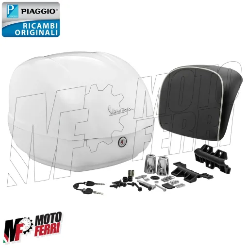 MF5616 Bauletto Bianco B04 36 Litri Originale Piaggio Vespa GTS 125 300 Super mod 2023/2024