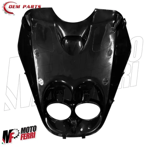 MF5618 - Carena Scudo Anteriore Nero Grezzo Yamaha BWS MBK Booster NG Next Gen