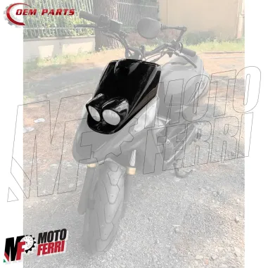 MF5618 - Carena Scudo Anteriore Nero Grezzo Yamaha BWS MBK Booster NG Next Gen