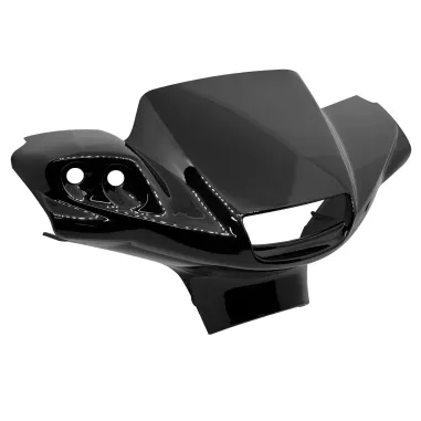 MF5619 - Copri Manubrio Anteriore Nero Metallizzato Yamaha BWS MBK Booster NG