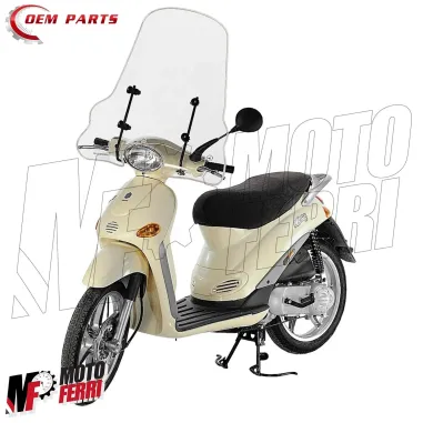 MF5622 - Carena Scudo Anteriore Nero Grezzo Piaggio Liberty 50 125 mod 1997/2005