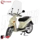 MF5622 - Carena Scudo Anteriore Nero Grezzo Piaggio Liberty 50 125 mod 1997/2005