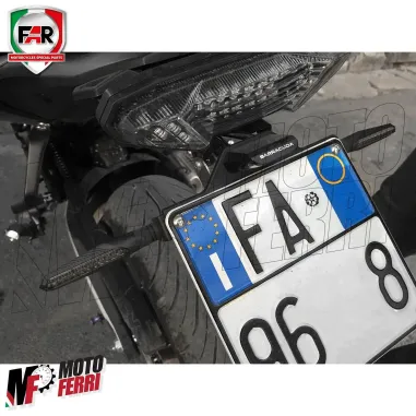 MF3892 - Coppia Frecce Led Sequenziali Universali per Moto Scooter - 6cm