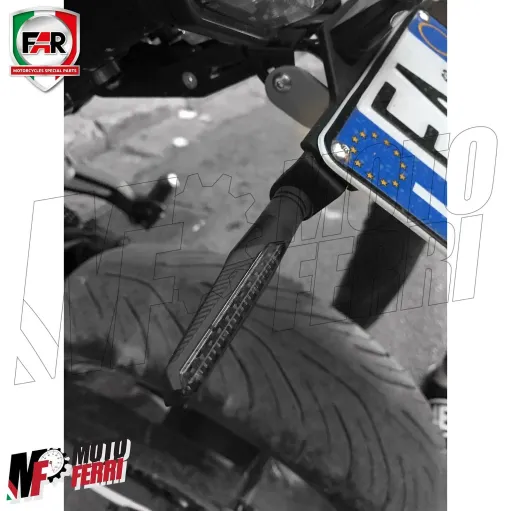 MF3892 - Coppia Frecce Led Sequenziali Universali per Moto Scooter - 6cm