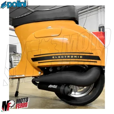 MF1083 Marmitta Polini For Race Vespa 50 Special R L 125 ET3 Primavera 130