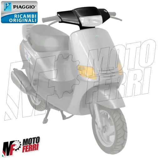 MF5215 - Coprimanubrio Nero Grezzo Originale Piaggio Zip 50 2T mod 1992/1996