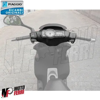 MF5640 Coprimanubrio Posteriore Originale Piaggio NRG Power / Purejet 2004-2017