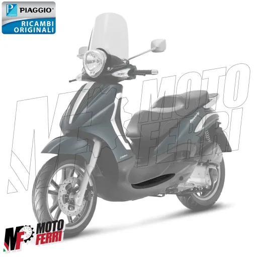 MF5648 Tappeto Poggiapiedi Sinistro Piaggio Beverly 125 250 400 500 (2001/2010)