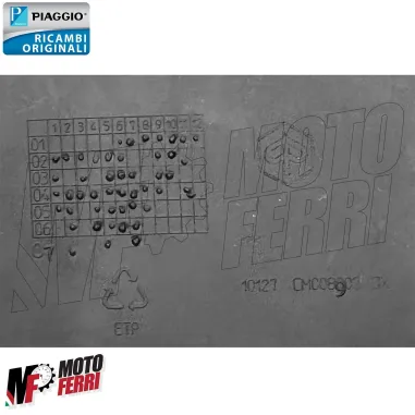 MF5648 Tappeto Poggiapiedi Sinistro Piaggio Beverly 125 250 400 500 (2001/2010)