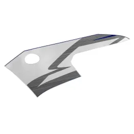 MF5650 Adesivo Carena Anteriore Sinistra Originale Yamaha YZF R6 mod 2004 Blu