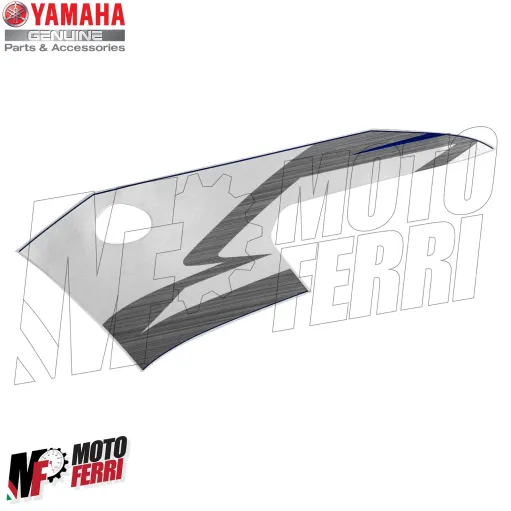 MF5650 Adesivo Carena Anteriore Sinistra Originale Yamaha YZF R6 mod 2004 Blu