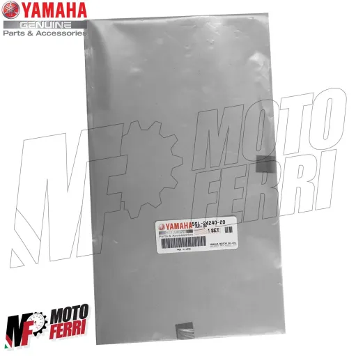 MF5657 - Kit 2 Adesivo Serbatoio Originale Yamaha YZF R6 mod 2003/2004 Silver 3
