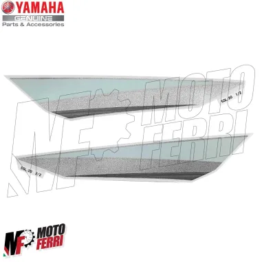 MF5657 - Kit 2 Adesivo Serbatoio Originale Yamaha YZF R6 mod 2003/2004 Silver 3