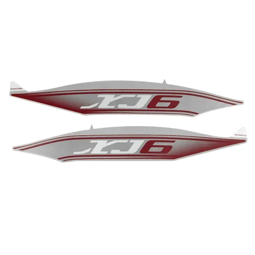 MF5659 - Kit 2 Adesivo Serbatoio Originale Yamaha XJ6 mod 2009/2011 Rosso 20SA