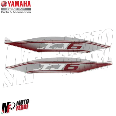 MF5659 - Kit 2 Adesivo Serbatoio Originale Yamaha XJ6 mod 2009/2011 Rosso 20SA