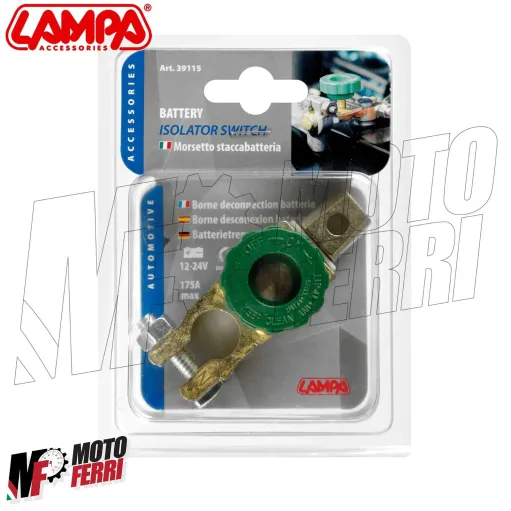 MF5077 Morsetto Stacca Batteria Officina Stacca Corrente Sicurezza Auto Camper