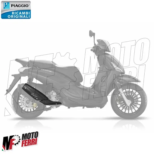 MF5674 Protezione Griglia Marmitta Originale Piaggio Beverly 300 mod 2010 / 2020