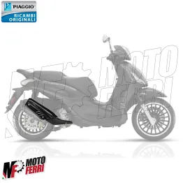 MF5676 Protezione Griglia Marmitta Originale Piaggio Beverly 300 Police (10/20) 2