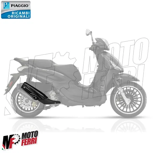 MF5676 Protezione Griglia Marmitta Originale Piaggio Beverly 300 Police (10/20)