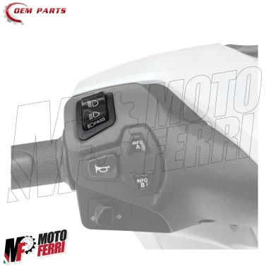 MF5679 Commutatore Devioluci Tasto Lampeggio Honda SH 125 150 I mod 2020 / 2025