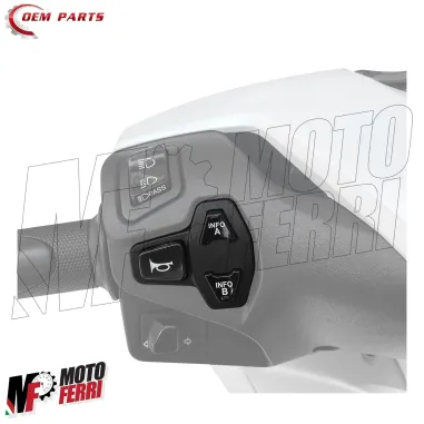 MF5683 Tasto Pulsante Clacson / Multifunzione per Honda SH 125 150 mod 2020/2024