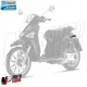 MF5690 Paracolpi Posteriore Sinistro Piaggio Liberty Moc 50 125 150 (2009/2014)