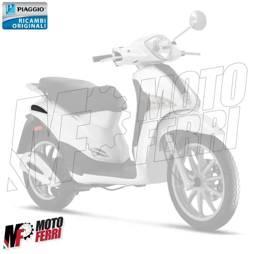MF5691 Paracolpi Posteriore Destro Piaggio Liberty Moc 50 125 150 (2009 / 2014)