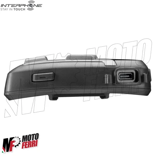 Kit 2 Interfono Cellularline UCom 6R Casco Moto Scooter Bluetooth 5.1 GPS