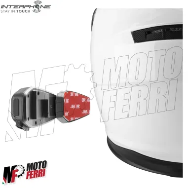 Kit 2 Interfono Cellularline UCom 6R Casco Moto Scooter Bluetooth 5.1 GPS