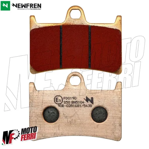 MF5703 - Pastiglie Freno Anteriore Newfren Synt TS per Yamaha TMax 500 530 560