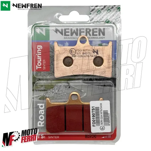 MF5703 - Pastiglie Freno Anteriore Newfren Synt TS per Yamaha TMax 500 530 560