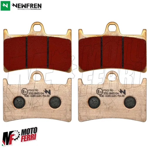 MF5703 - Pastiglie Freno Anteriore Newfren Synt TS per Yamaha TMax 500 530 560