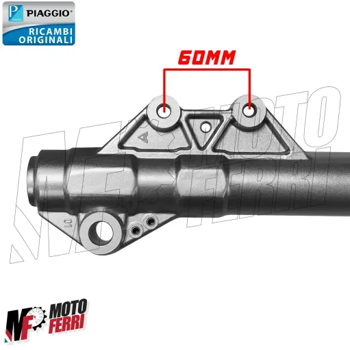 MF5706 Forcella Completa Originale Piaggio Beverly 125 300 350 ABS mod 2010/2020