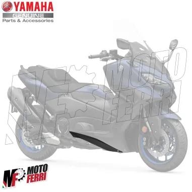 MF5708 Spoiler Sotto Pedana Destro Grigio Opaco Orig Yamaha TMax 560 2022/2024