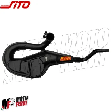 MF5711 Marmitta Espansione Sito Galaxy Omologata per Vespa PX PE 200 Arcobaleno