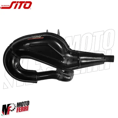 MF5711 Marmitta Espansione Sito Galaxy Omologata per Vespa PX PE 200 Arcobaleno