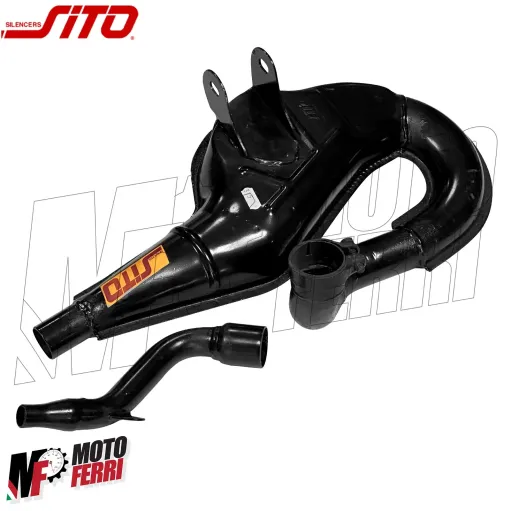 MF5711 Marmitta Espansione Sito Galaxy Omologata per Vespa PX PE 200 Arcobaleno