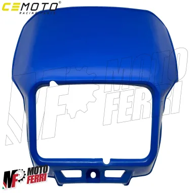 MF3741 - Mascherina Portafaro Cemoto Blu per Yamaha XT 600 mod 1984 / 1989
