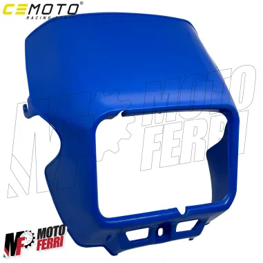 MF3741 - Mascherina Portafaro Cemoto Blu per Yamaha XT 600 mod 1984 / 1989