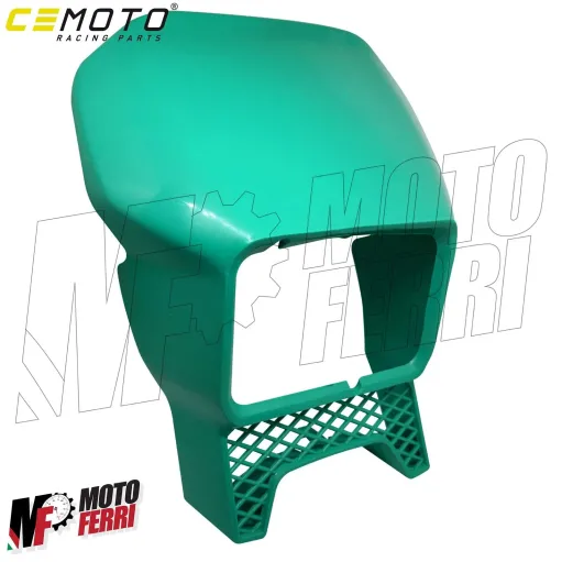 MF5724 Mascherina Portafaro Cemoto Verde Acqua Yamaha XT600Z Tenerè 1986/1989