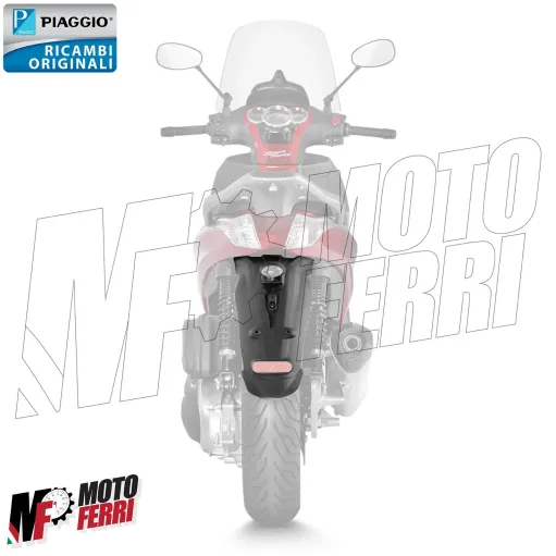 MF5736 Parafango Portatarga Posteriore Piaggio Beverly 125 300 350 mod 2010/2020