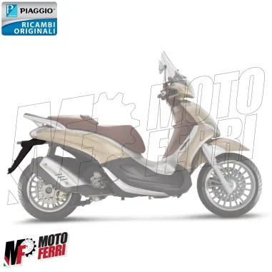 MF5737 Parafango Portatarga Posteriore Piaggio Beverly 125 300 350 - 2010 / 2020