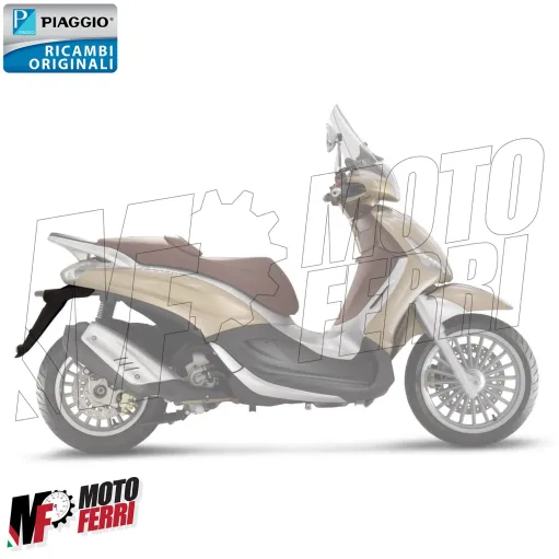 MF5737 Parafango Portatarga Posteriore Piaggio Beverly 125 300 350 - 2010 / 2020