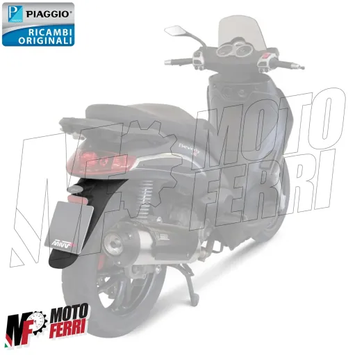 MF5739 Parafango Portatarga Posteriore Piaggio Beverly 125 200 250 mod 2004/2008