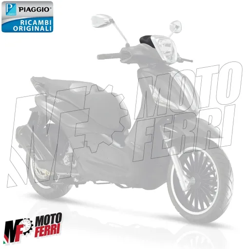 MF5754 Spoiler Cornice Faro Anteriore Piaggio Beverly 125 300 350 da 2010 a 2020