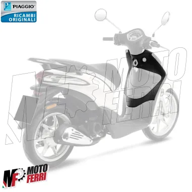 MF5757 Carena Scudo Interno Nero Originale Piaggio Liberty 50 125 150 iGet