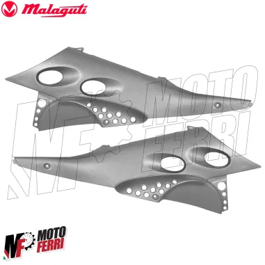 MF5775 Kit 2 Fianchetti Laterali Pedana Grigio Opaco Malaguti F15 mod 1996/2006
