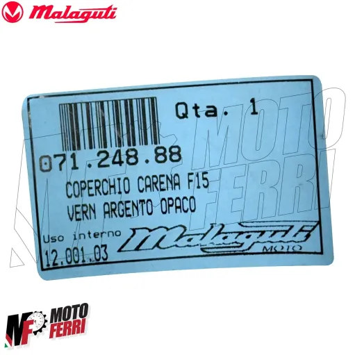 MF5776 Coperchio Candela Carena Pedana Grigio Opaco Malaguti F15 mod 1996/2006