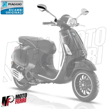 MF5780 Specchio specchietto Destro Cromato Vespa Sprint 50 125 150 mod 2014/2024